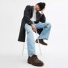 Cameron-veterschoenen in kenmerkend leer