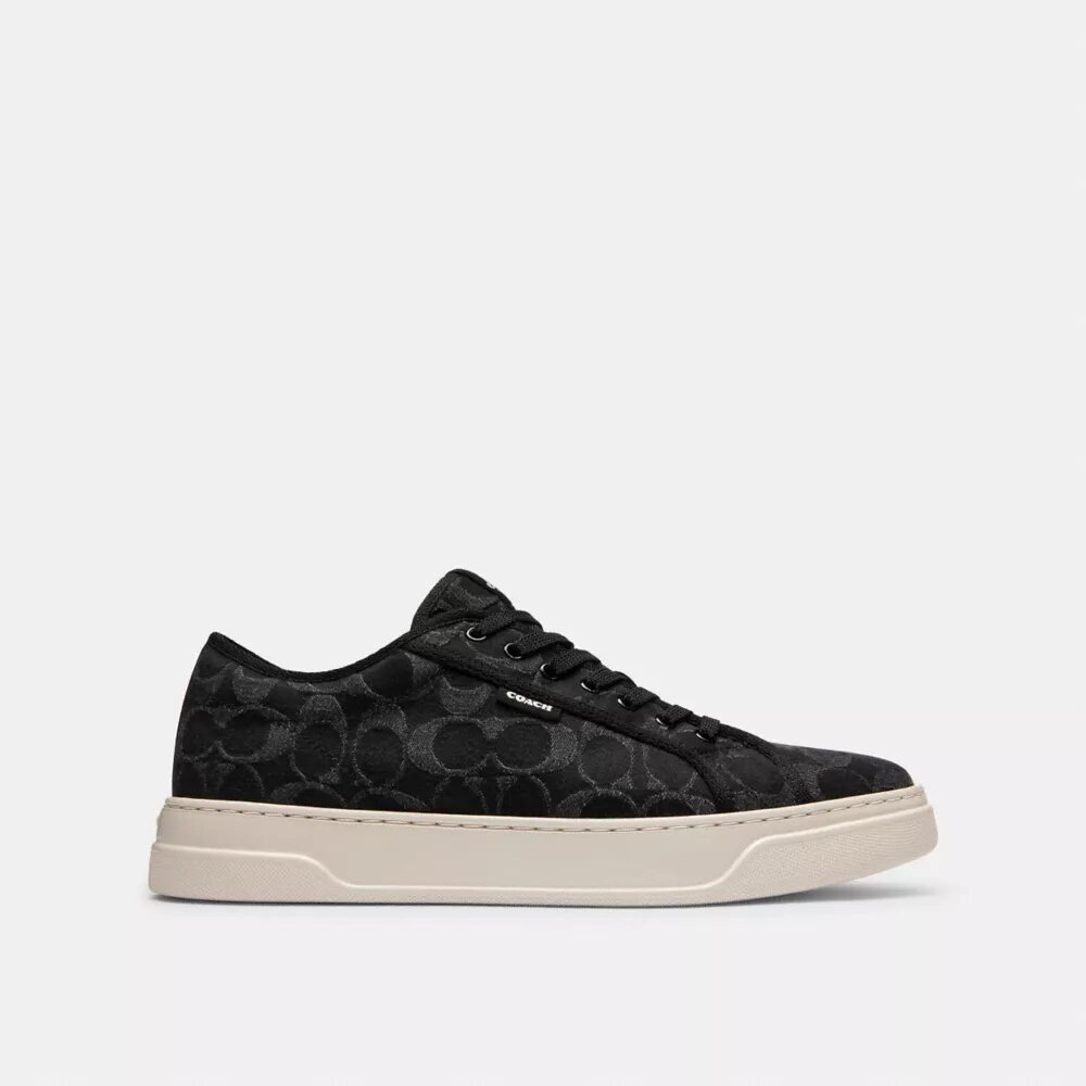 Canvas sneakers in kenmerkend denim