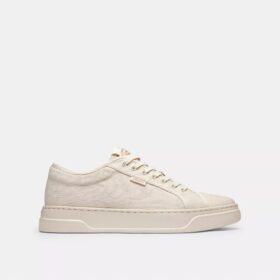 Canvas sneakers in kenmerkend jacquard