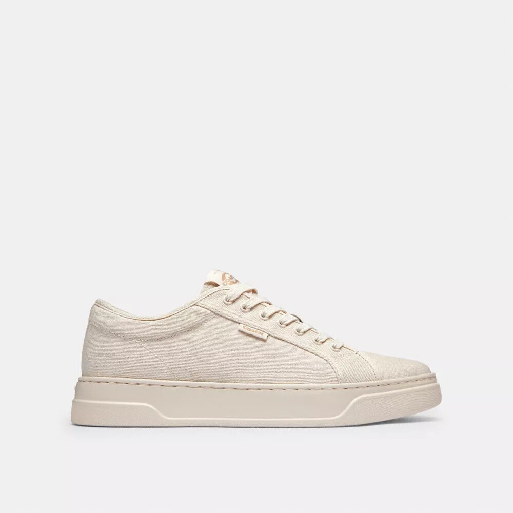 Canvas sneakers in kenmerkend jacquard
