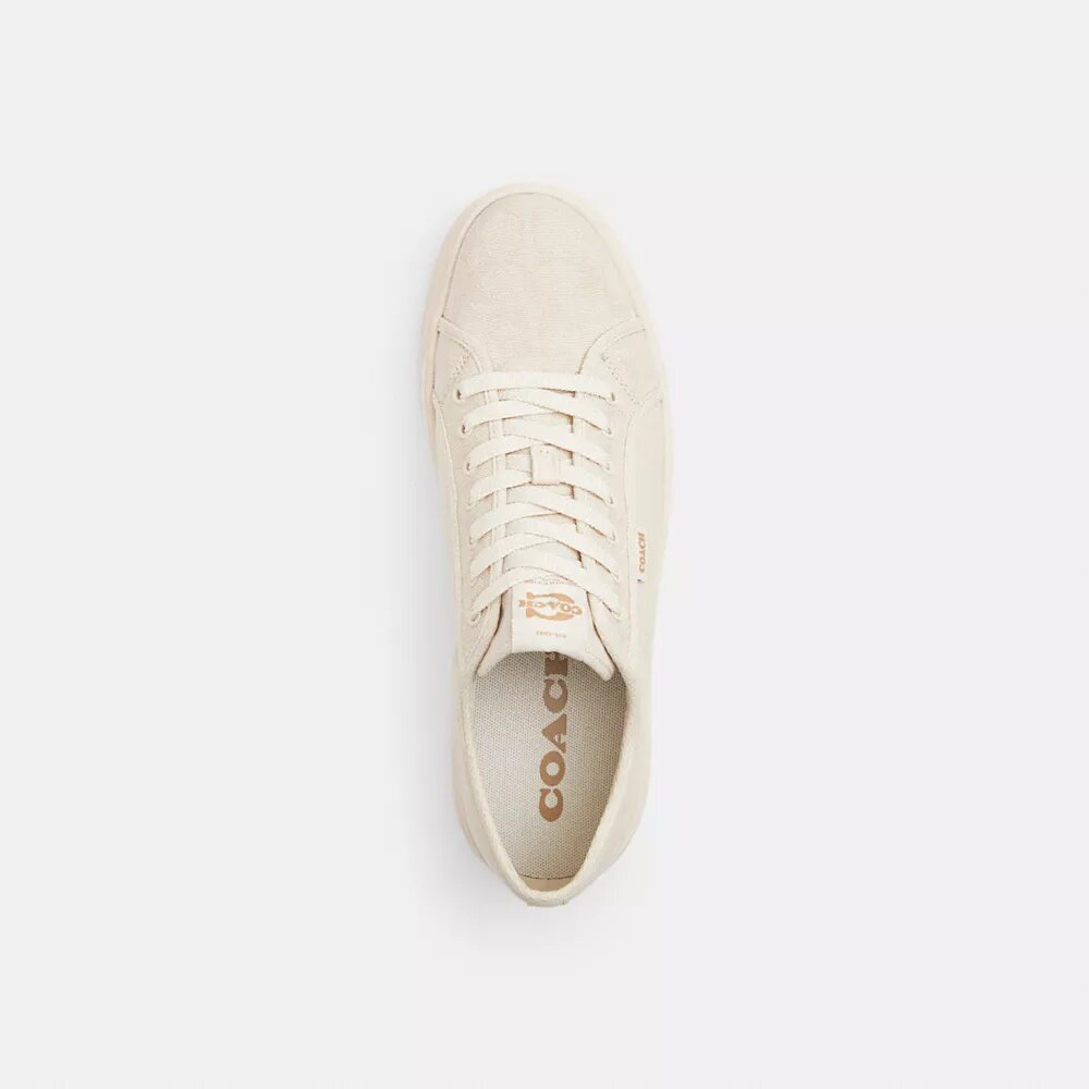 Canvas sneakers in kenmerkend jacquard