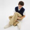 Canvas sneakers in kenmerkend jacquard