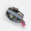 Carey-crossbodytas in 'Loved Denim' met bedels