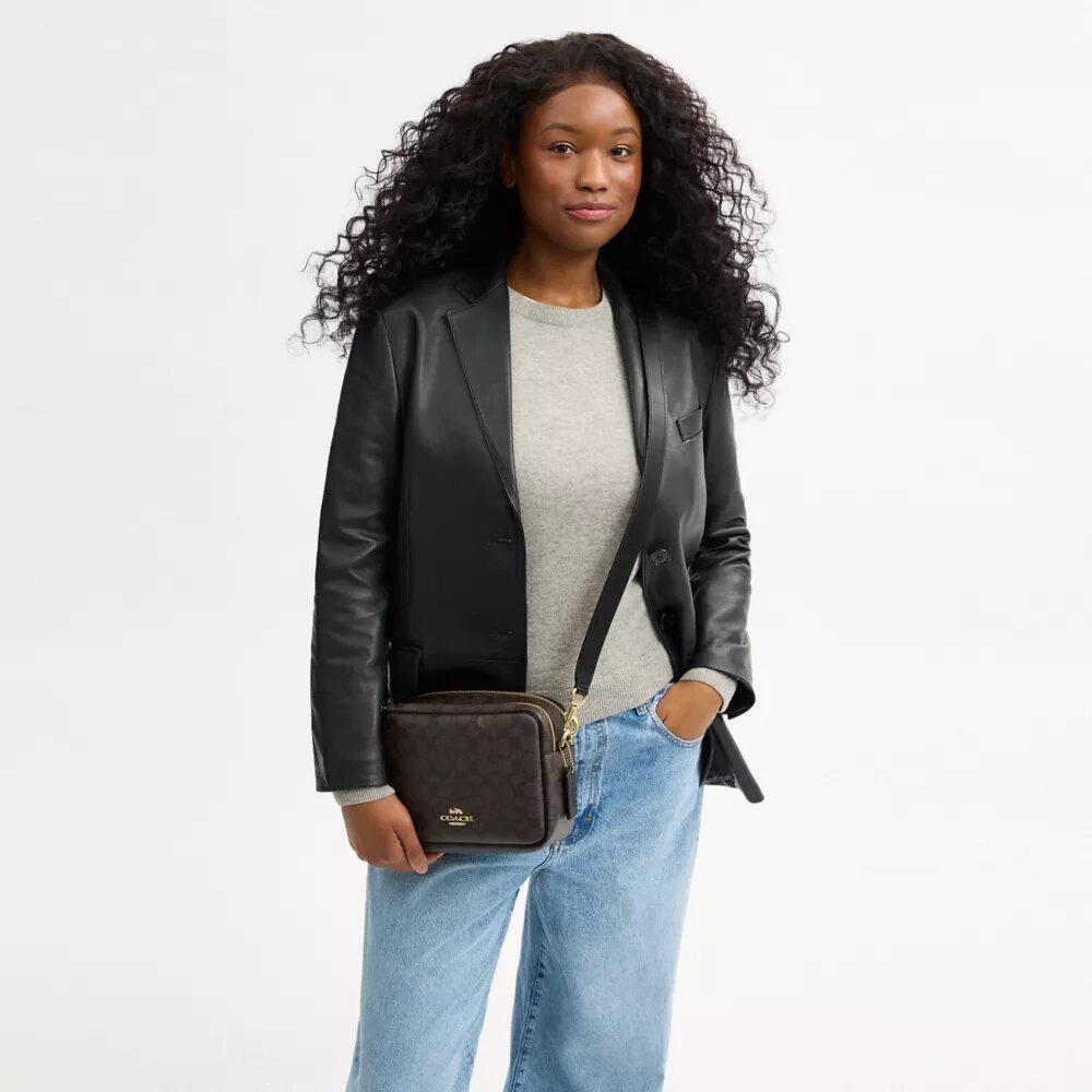 Carey-crossbodytas van Signature Canvas