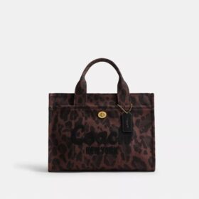 Cargo Tote bag met luipaardprint
