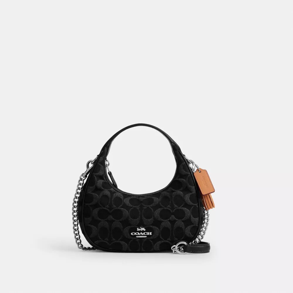 Carmen Mini-crossbodytas in kenmerkend denim