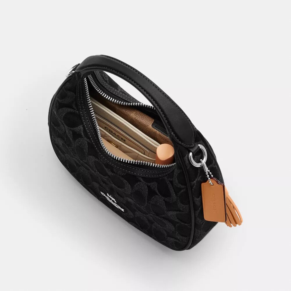 Carmen Mini-crossbodytas in kenmerkend denim