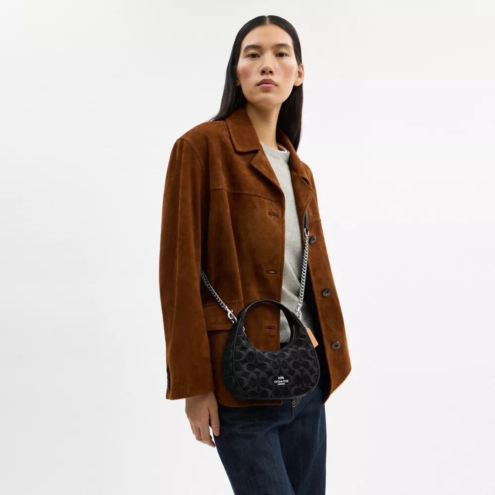 Carmen Mini-crossbodytas in kenmerkend denim