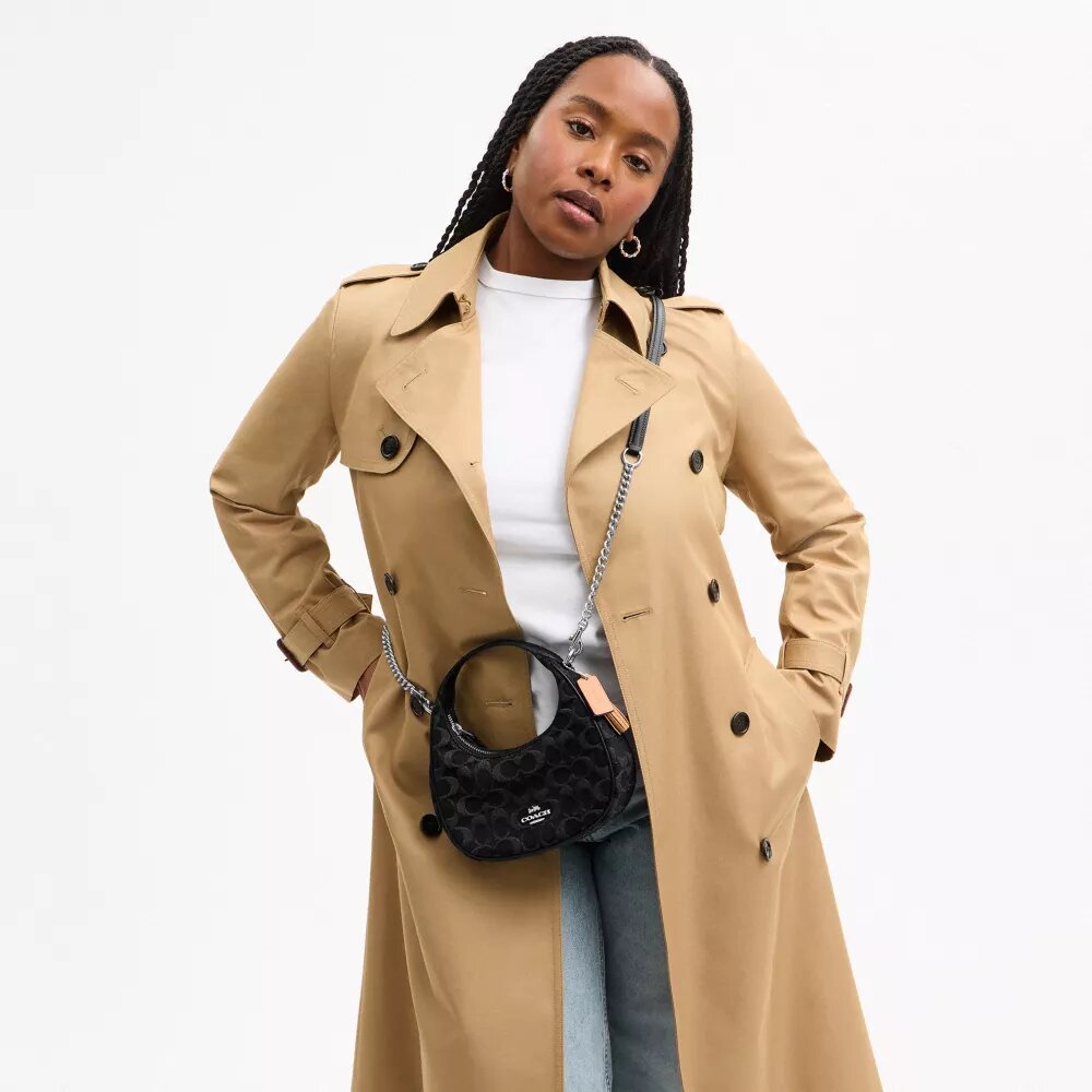 Carmen Mini-crossbodytas in kenmerkend denim