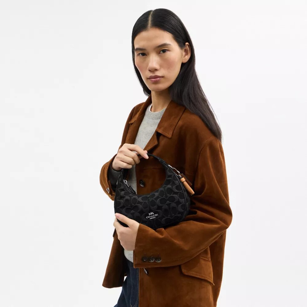 Carmen Mini-crossbodytas in kenmerkend denim