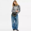 Chain Tabby-schoudertas met doorgestikt patroon