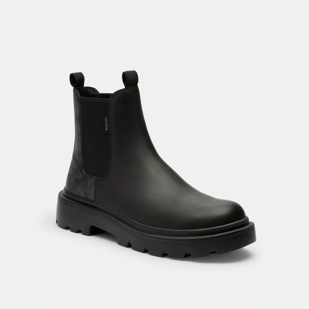 Chelsea boots met Signature Canvas