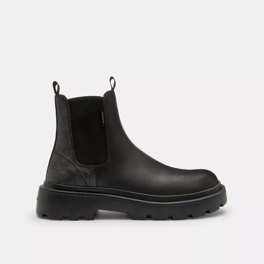 Chelsea boots met Signature Canvas