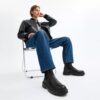 Chelsea boots met Signature Canvas