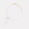 Choker met parelstrik