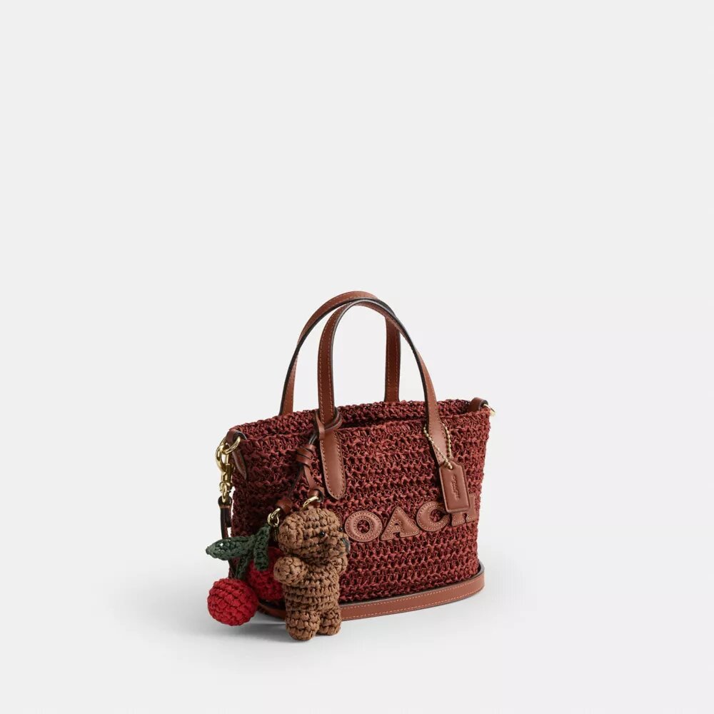 City Mini-tote bag met bedels