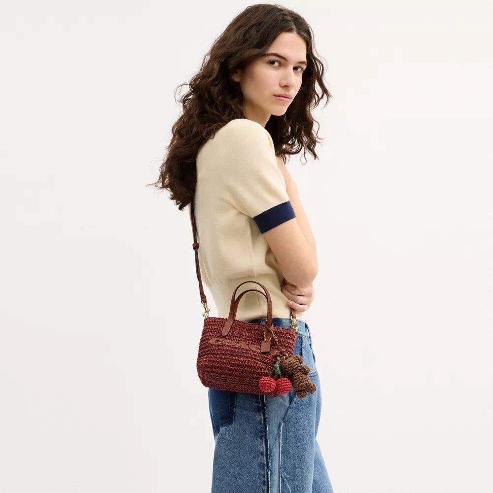 City Mini-tote bag met bedels