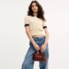 City Mini-tote bag met bedels