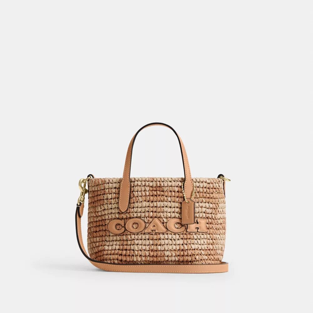 City Mini-tote bag met geruite print