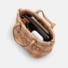City Mini-tote bag met geruite print