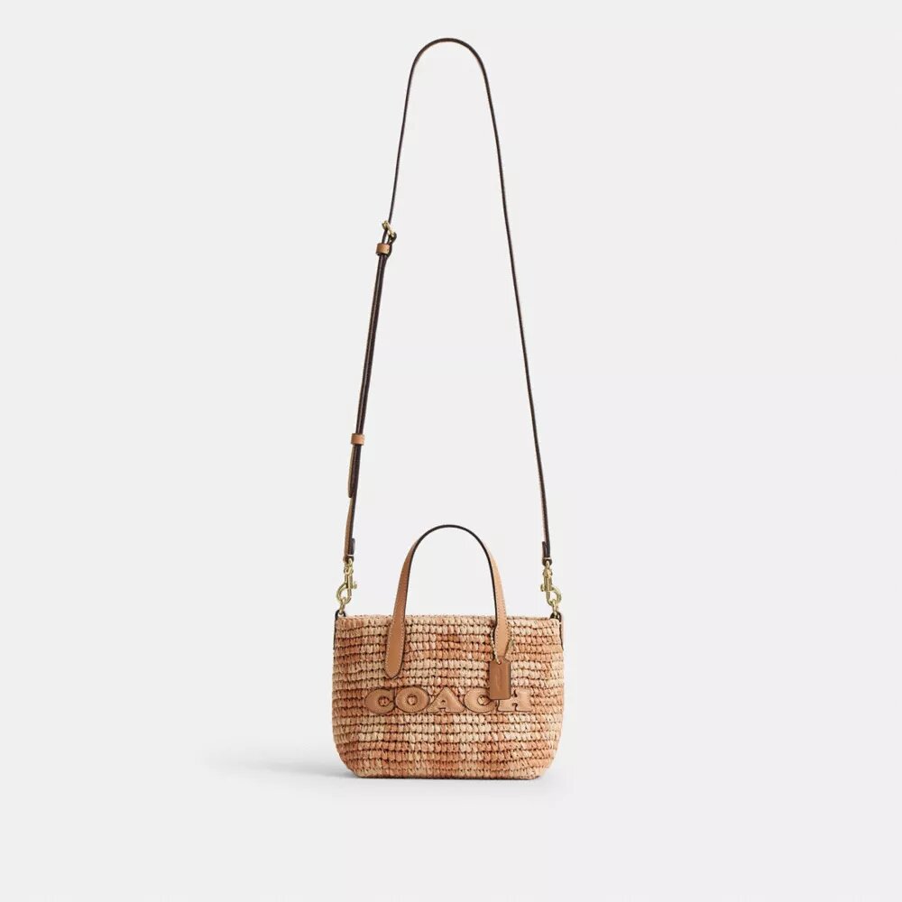 City Mini-tote bag met geruite print