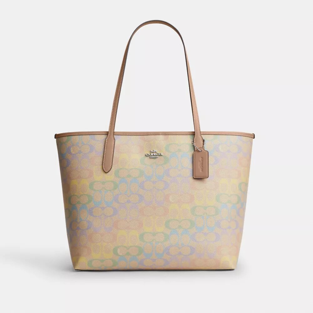 City Tote Bag van Rainbow Signature Canvas