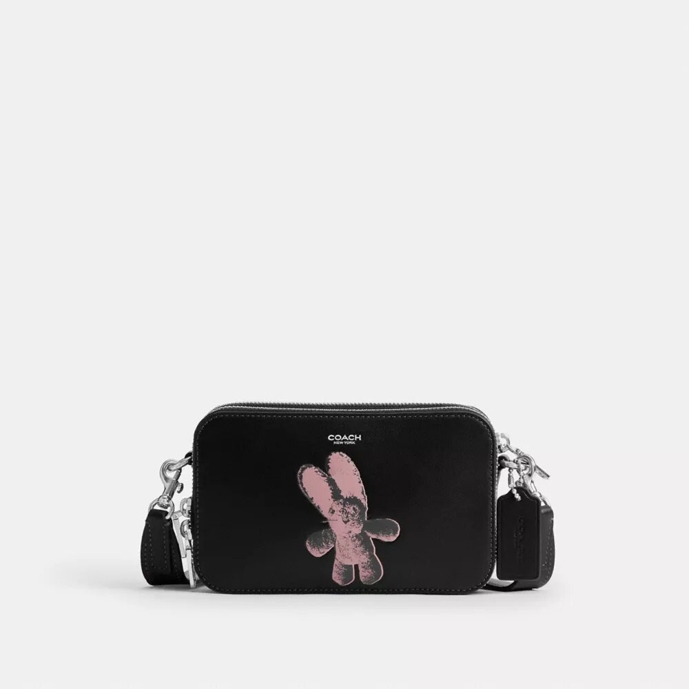 Clinton-crossbodytas met slappe print