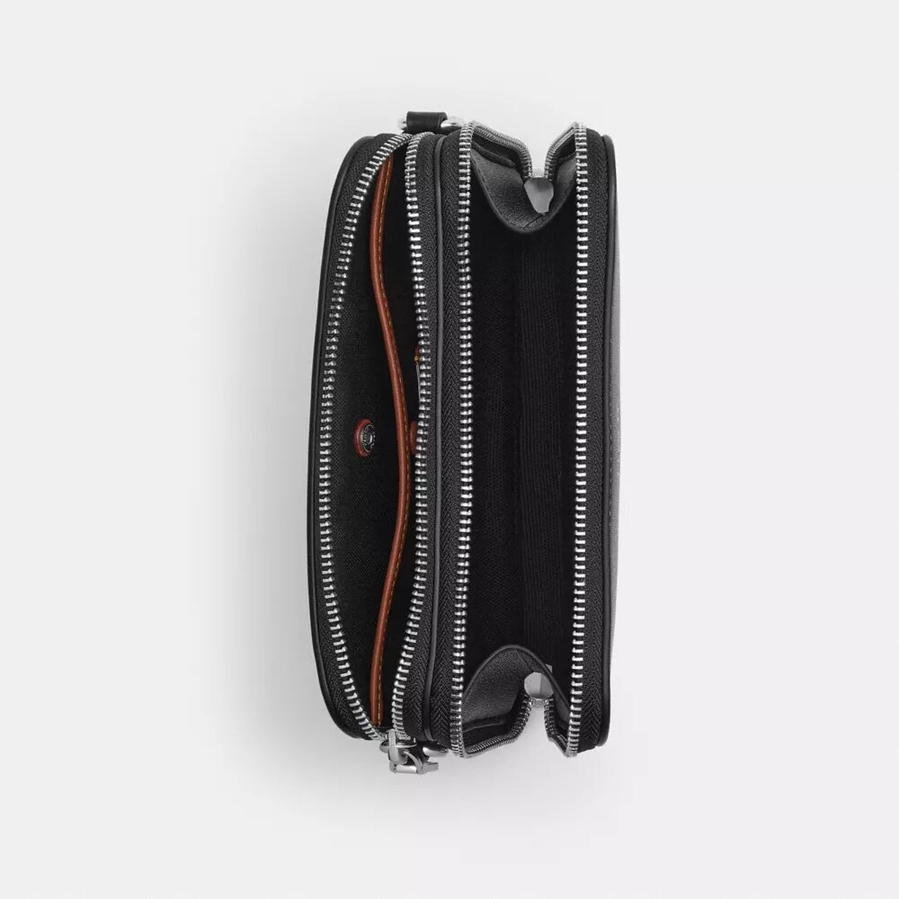 Clinton-crossbodytas met slappe print