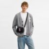 Clinton-crossbodytas met slappe print