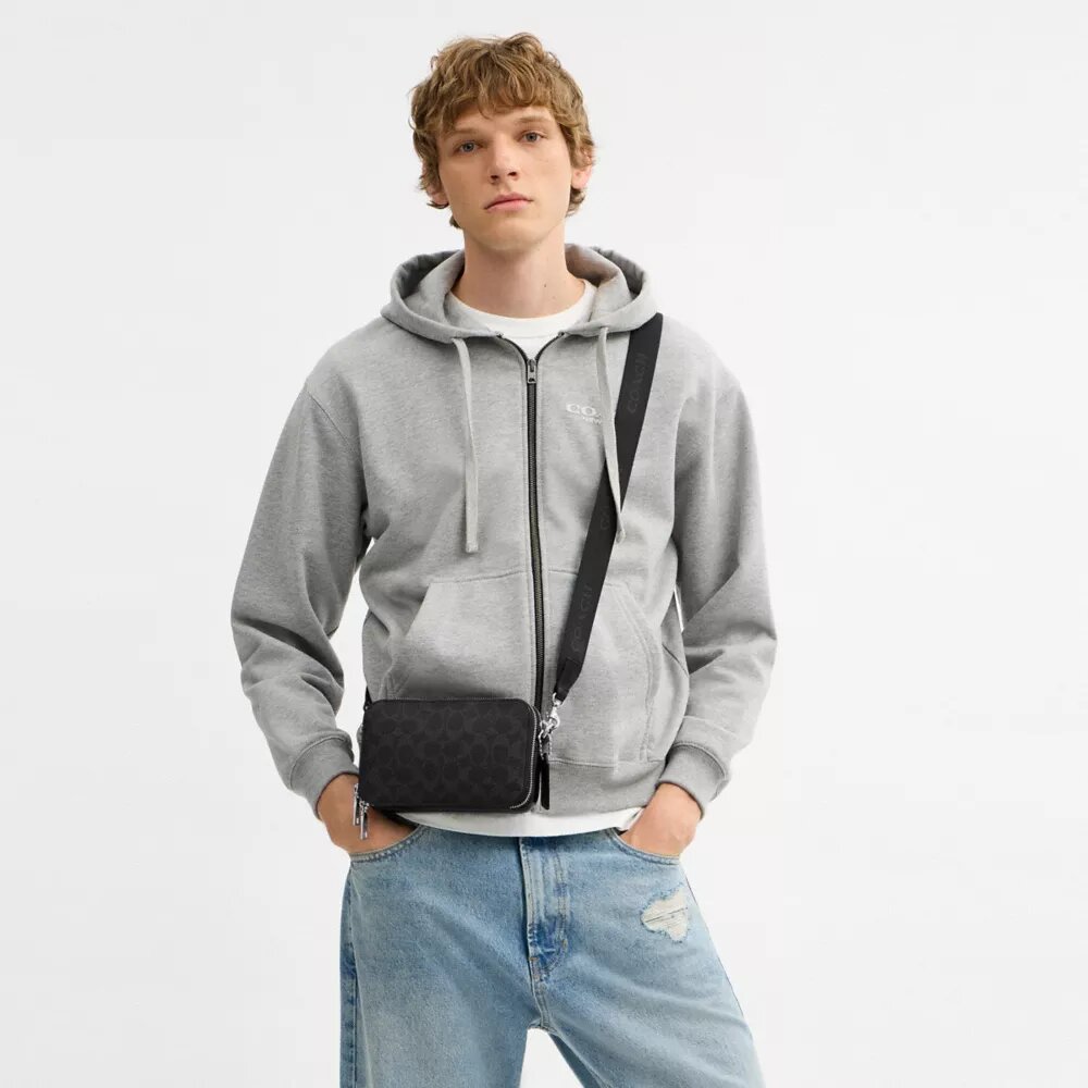Clinton-crossbodytas van Signature Canvas