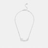 Coach Script-ketting met naamplaatje