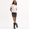 Coach Script-poloshirt met gekrompen pasvorm van biologisch katoen