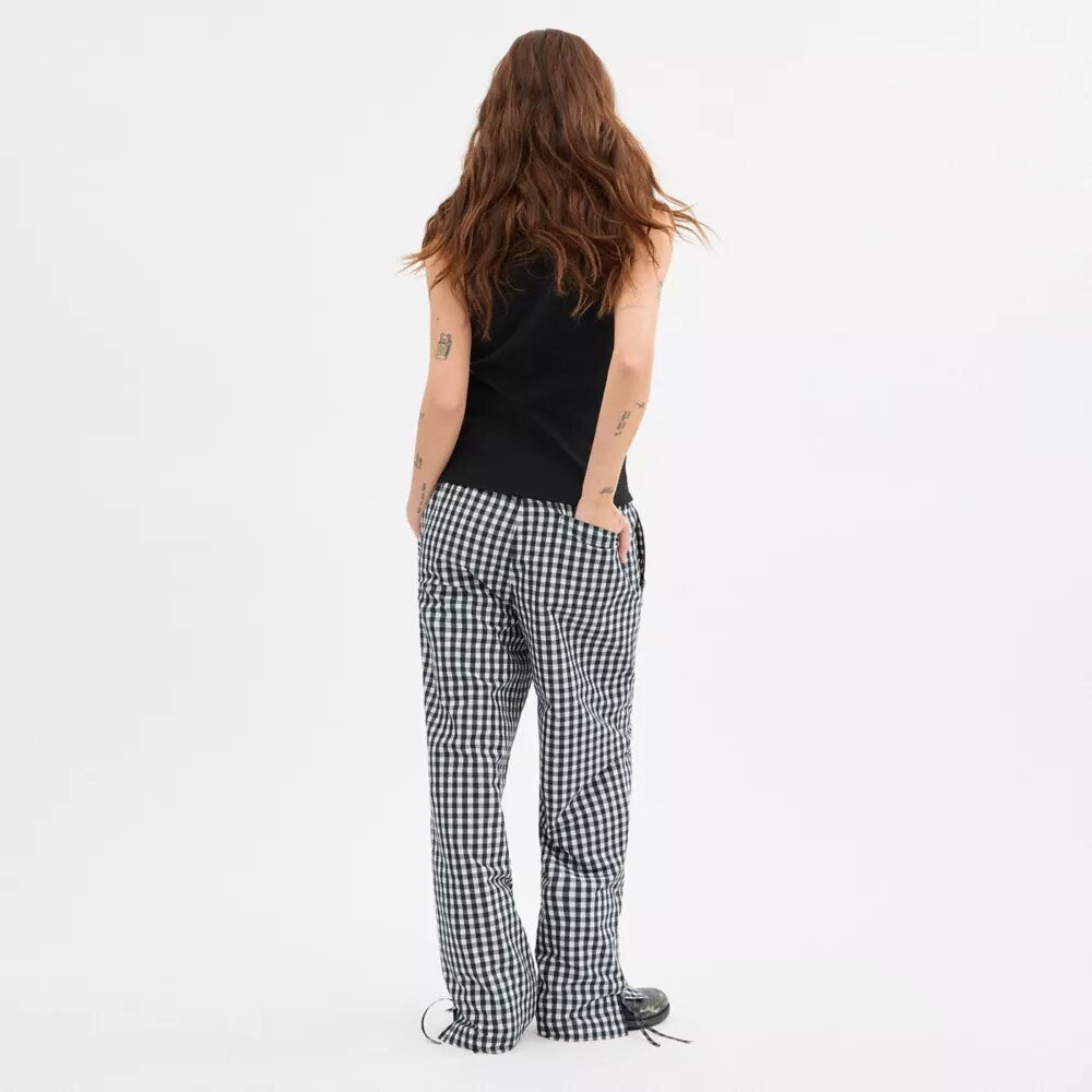 Coachtopia Loop-broek met gingham-patroon