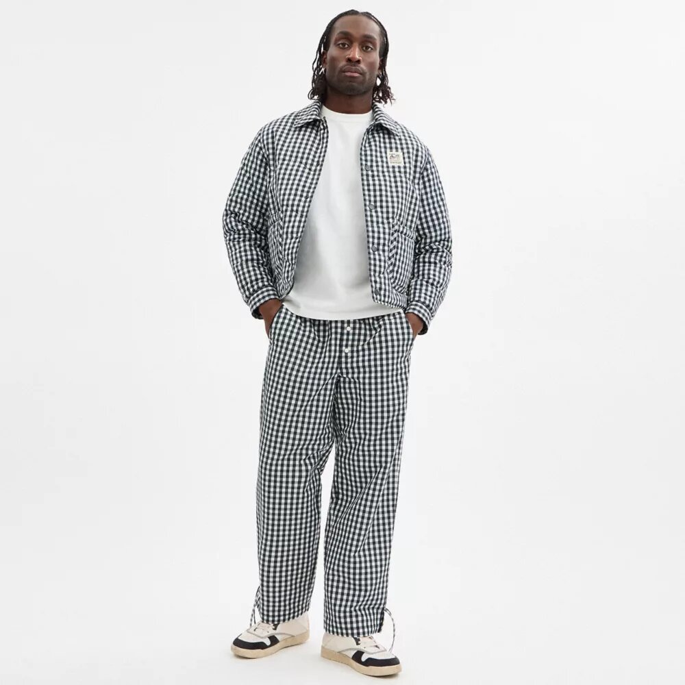 Coachtopia Loop-broek met gingham-patroon