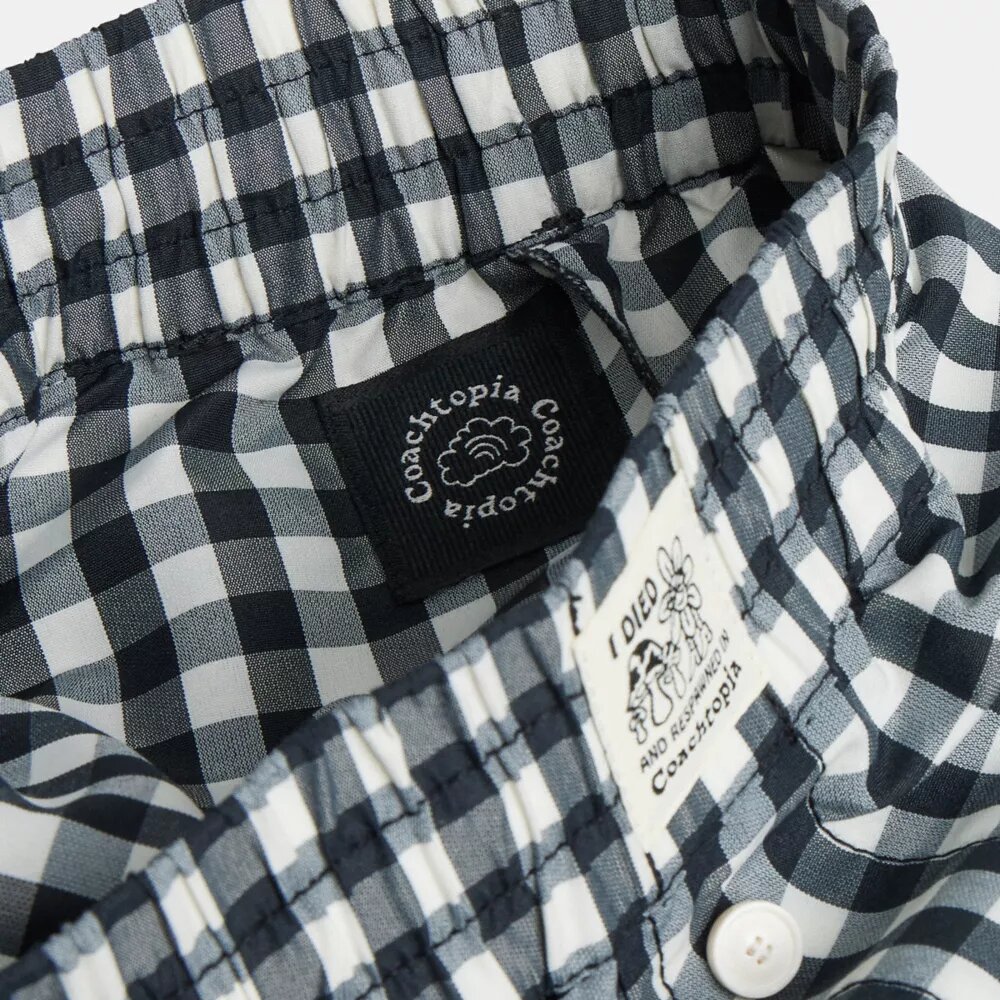 Coachtopia Loop-broek met gingham-patroon