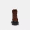 Combat boots of kenmerkend leer