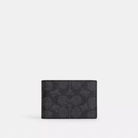Compacte portemonnee van Signature Canvas