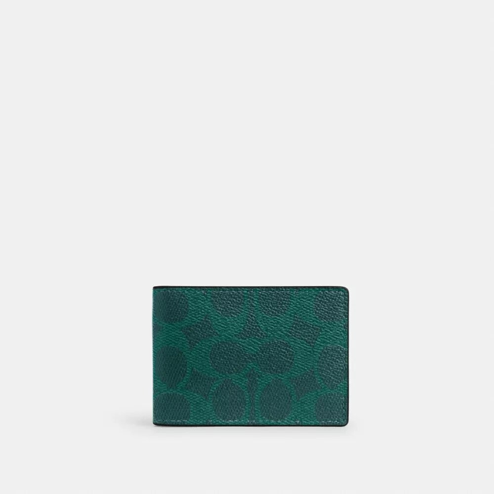 Compacte portemonnee van Signature Canvas