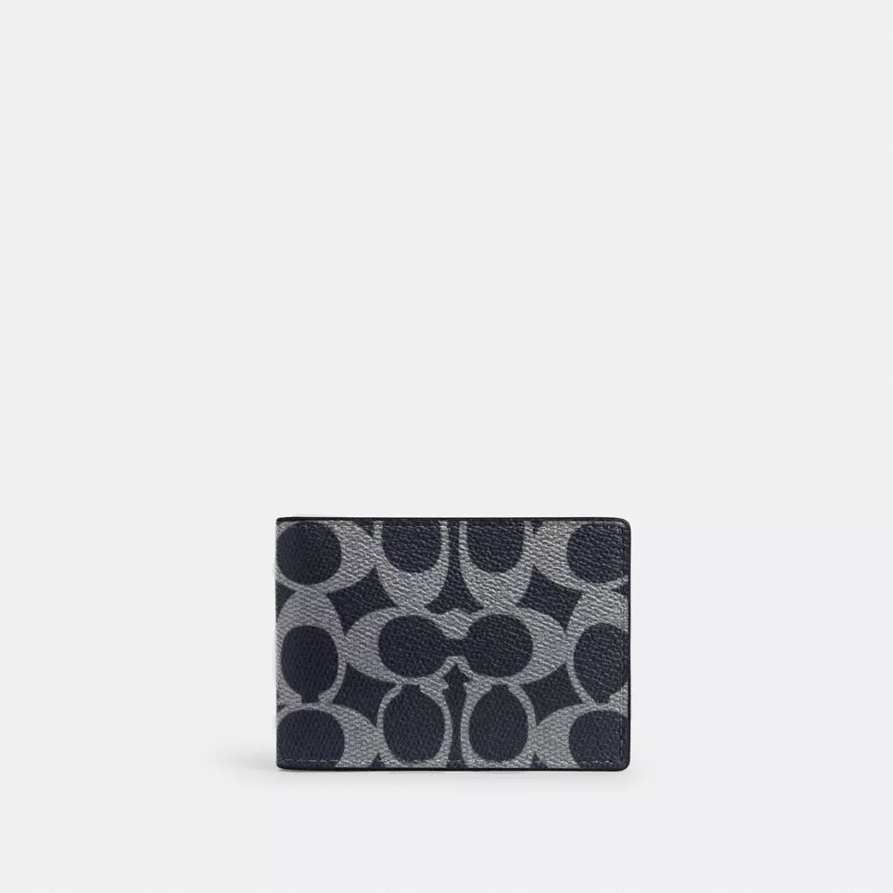 Compacte portemonnee van Signature Canvas