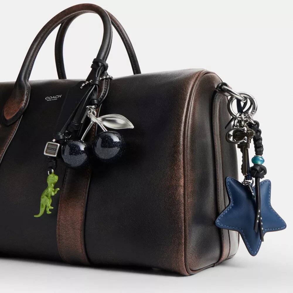Compass-tas 35 van 'Loved Leather' met bedels