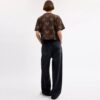 Cropped T-shirt met hartjesprint van Horse and Carriage, van biologisch katoen