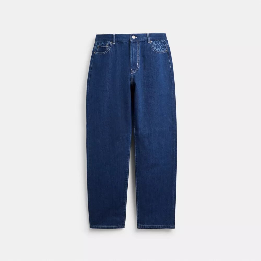 Denim-Jeans met rechte pasvorm