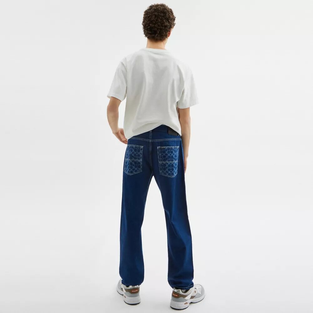 Denim-Jeans met rechte pasvorm