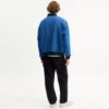 Denim varsity-jasje van biologisch katoen