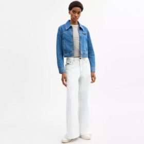 Denim werkbroek van biologisch katoen