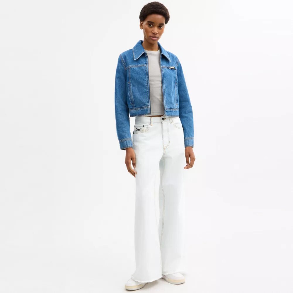 Denim werkbroek van biologisch katoen