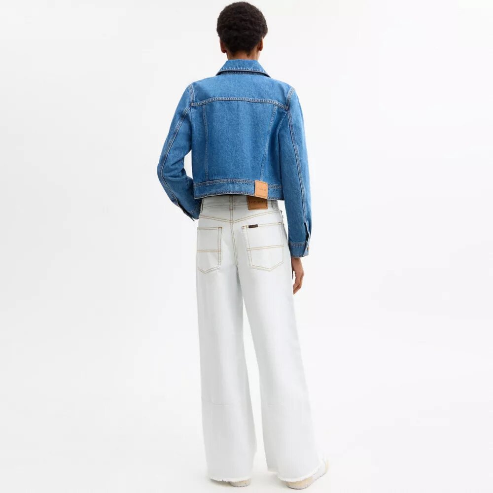 Denim werkbroek van biologisch katoen