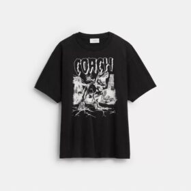 Dinosaur City Relaxed T-shirt van biologisch katoen