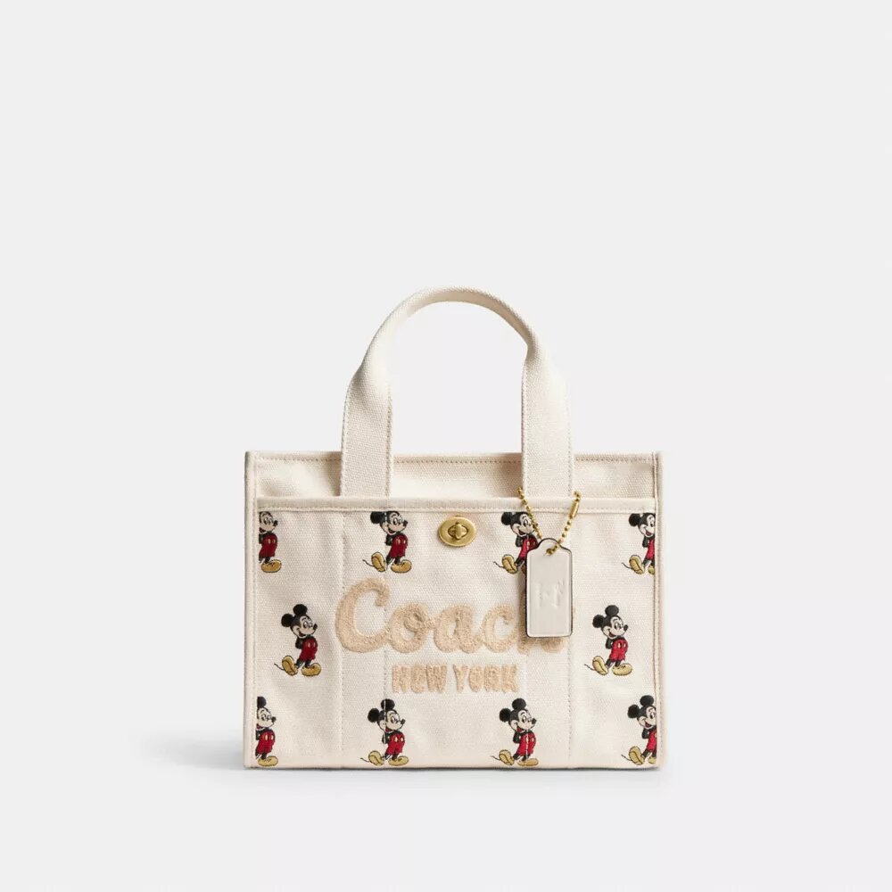 Disney X Coach Cargo-tote bag 26 met Mickey Mouse van regeneratief katoenen canvas
