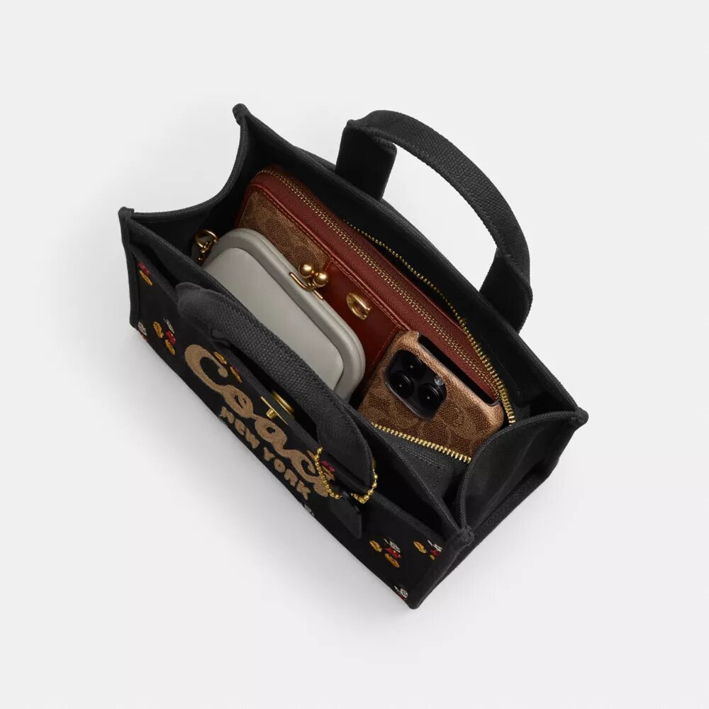 Disney X Coach Cargo-tote bag 26 met Mickey Mouse van regeneratief katoenen canvas